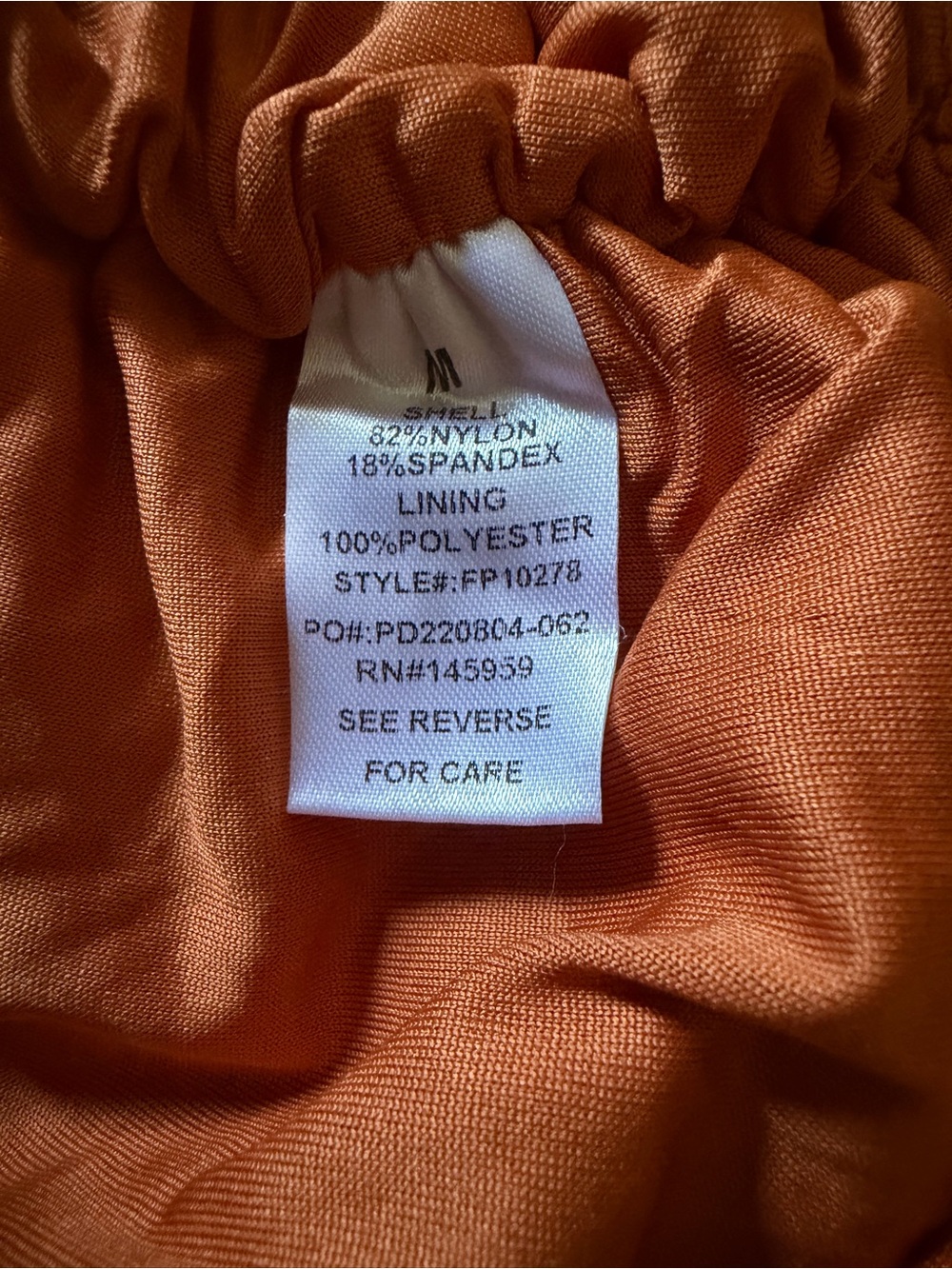 Dress Forum Burnt Orange Halter Cowl Neck Ruched Dress - Picture 7 of 7